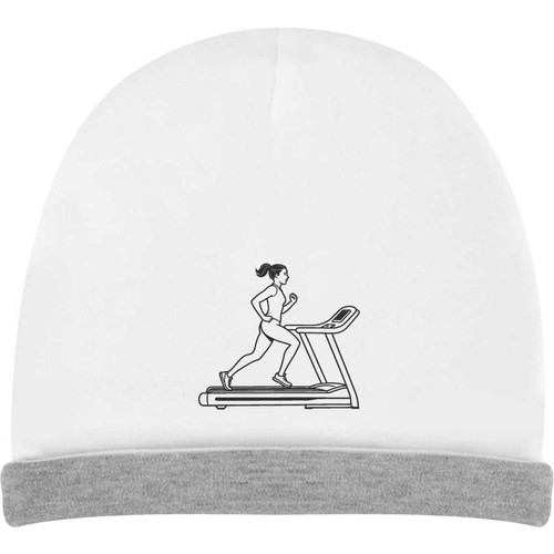 Woman treadmill kids - on, treadmill'